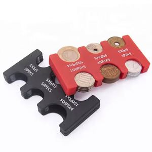 Portefeuilles de collection de pièces de monnaie japonaises de couleur unie, pochette, mini porte-monnaie de voyage, porte-monnaie en plastique pour hommes et femmes - Product Image 4