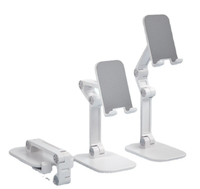 Présentoir pour tablette entièrement réglable support de tablette pliable en aluminium support de tablette portable support de téléphone portable de bureau