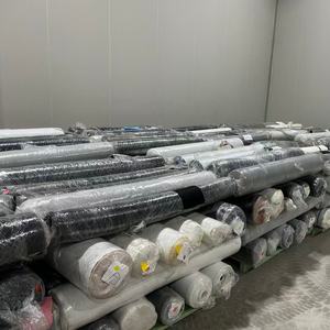 <span class=keywords><strong>Cuir</strong></span> artificiel gaufré en PU durable, avec support tissé, pour chaussures, meubles, sacs, grain de litchi, résistant aux taches - Product Image 2