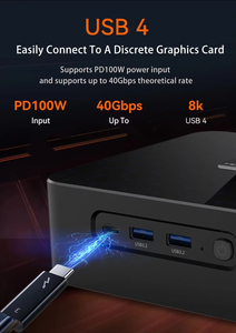 Máy tính mini AMD <span class=keywords><strong>R9</strong></span> 8945HS Radeon 780M, Thunderbolt 3, RAM 64G DDR5, SSD 4TB PCIe4, máy tính chơi game, WIFI6, WIN11 - Product Image 4