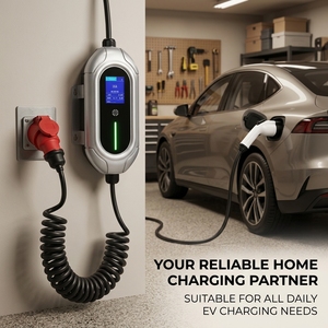 Cargador Rápido Portátil para Vehículos Eléctricos Tipo 1 J1772 de 3.5KW, Corriente Ajustable de 16A, Fácil de Usar en Casa - Product Image 5