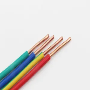 Chinese Factory Direct Sale CE Standard H07V-U Electrical 2.5mm Pvc Insulated Single Core Copper Cable 60227 Iec 01 Bv Cable