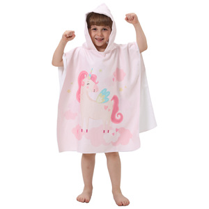 MB066 Baño unicornio Toallas <span class=keywords><strong>Frozen</strong></span> <span class=keywords><strong>Toalla</strong></span> <span class=keywords><strong>de</strong></span> baño Poncho Toallas <span class=keywords><strong>de</strong></span> microfibra para niños Niñas unicornio - Product Image 6