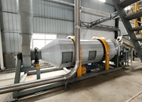 Séchoir rotatif à tambour OSA pour résidus de manioc, marc de céréales, séchoir à air chaud à circulation optimisée pour économie d'énergie avec composants à roulements