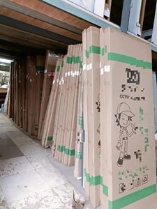 住宅用または室内用のWPCドア、複合素材の防水ドア、寝室、書斎、バスルーム、リビングルーム、ホテルにも使用可能 - Product Image 3