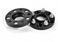 Adaptateur d'entretoise de roue Premium 5*5.5 "noir 2" avec boulons M14 * 1.5, mise à niveau fiable pour camions, SUV et voitures