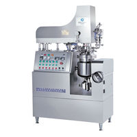 Homogeneizador automático de emulsión al vacío con bomba de motor de corriente continua para loción facial y corporal, producción de cremas cosméticas, 500L