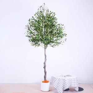 Nordique <span class=keywords><strong>grand</strong></span> artificiel intérieur décoration de la maison au sol en <span class=keywords><strong>pot</strong></span> ornement simulé <span class=keywords><strong>olivier</strong></span> <span class=keywords><strong>pour</strong></span> les paysagistes - Product Image 1