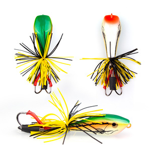 Abs Hard Frog Lure 9g <b>Floating</b> Snakehead <b>Fishing</b> Bait Multi Hook Freshwater Lure Biomimetic Artificial Lure - Product Image 5
