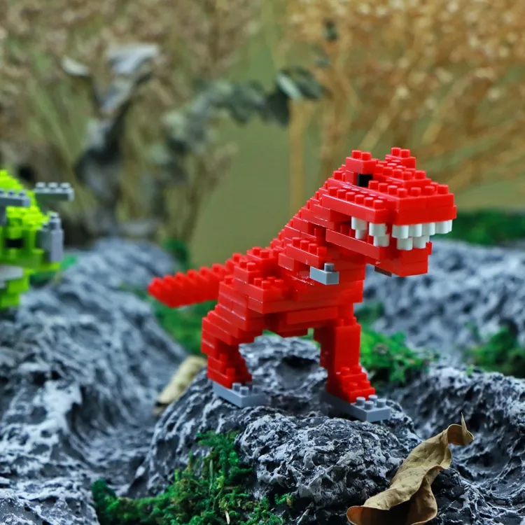 YIRUN micro block giocattolo fai da te plastica ABS mini blocchi giocattoli educativi bambini dinosauro 3D modello nano building blocks mattone all'ingrosso