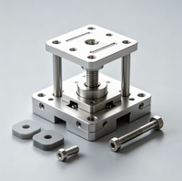 Pièces de support pour automatisation par usinage CNC de prototypes rapides, composants en alliage d'aluminium pour station robotique d'automatisation industrielle