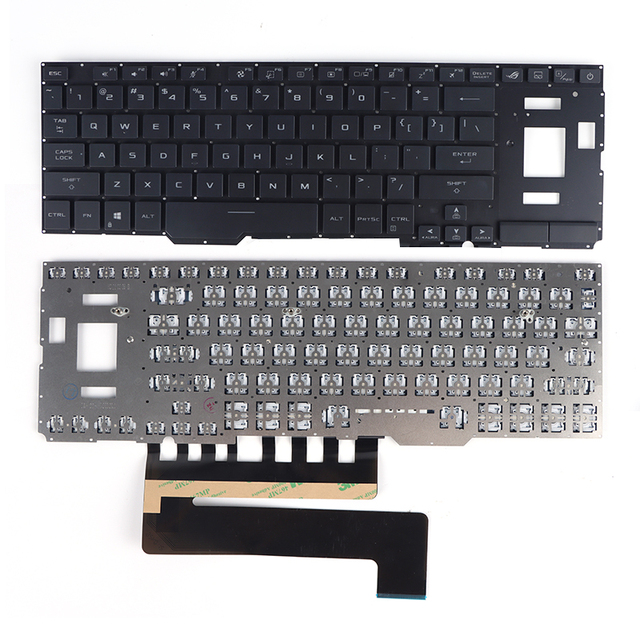 US RGB Backlit Keyboard for ASUS ROG Zephyrus GX550 GX550L GX551 GX551Q GX551QS Laptop Internal Keyboard