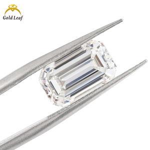 Gouden bladgroothandel smaragd geslepen 3.02CT laboratorium gekweekte diamant D VVS VS IGI certificaat voor juwelierswerk - Product Image 3