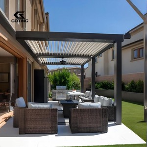 Pérgola Portátil, Pérgola Sólida <span class=keywords><strong>de</strong></span> <span class=keywords><strong>Aluminio</strong></span> con Listones, Fabricante Chino <span class=keywords><strong>de</strong></span> Pérgolas, Diseños <span class=keywords><strong>de</strong></span> Pérgolas <span class=keywords><strong>para</strong></span> Exteriores, Pérgola <span class=keywords><strong>de</strong></span> <span class=keywords><strong>Aluminio</strong></span> Tipo Louvre - Product Image 5