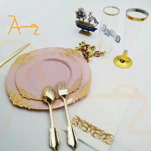 מכירות בתפזורת חם מכירות בתפזורת צלחת פלסטיק חד פעמית עבור מסיבת חתונה - Product Image 2