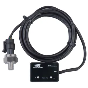 universal 200psi 1/8 npt sensor 12v drectangle display digital Oil Press gauges/meter with sensor OPM-01