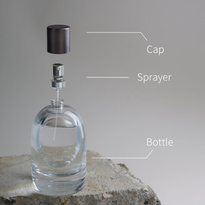 Flacon de <span class=keywords><strong>parfum</strong></span> en verre asymétrique unique en forme de goutte d'eau avec capuchon texturé 50ml 100ml, atomiseur de <span class=keywords><strong>parfum</strong></span> rechargeable avec pulvérisateur argenté - Product Image 4