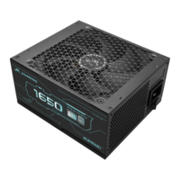 JIUMENG AI-1650W ATX 3.1 PCIe 5.1 80Plus Titanium Silicon Carbide SiC Entièrement Modulaire 12V-2x6 600W pour Serveur IA GPU Série 50