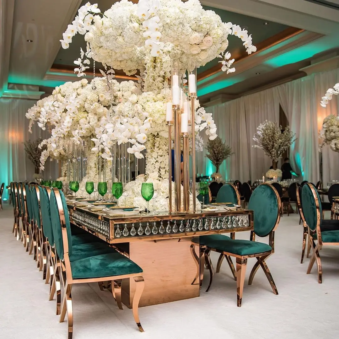 centre de table wedding for parties metal frame furniture glass rental banquet tables for weddings events