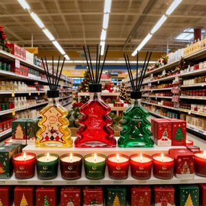 200ml Kotak Diffuser Reed Mewah Natal dan Liburan, Tahan Lama, Ramah Lingkungan, Bebas Alkohol, Minyak Esensial Aromatik untuk Rumah - Product Image 4