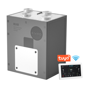Système de récupération d'air E-VIPO WiFi ERV, système de ventilation mécanique à récupération de chaleur EPP HRV, unité de ventilation mécanique à <span class=keywords><strong>double</strong></span> flux d'air frais VMC - Product Image 5