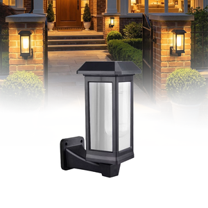 Lumière solaire à détection de mouvement, étanche, murale, LED, éclairage de jardin, allumage/extinction automatique pour cour, patio, allée, sécurité - Product Image 1