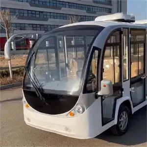 Bus touristique entièrement fermé de sièges de cinq rangées à vendre chariot de golf fermé de puissance de club chinois