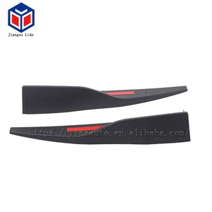 Black Front Bumper Guards Side Skirts Trim For Mustang 2018+