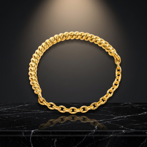 Bague chaîne S925 plaquée or 14K avec sertissage clos, design minimaliste, personnalisable pour la vente au détail, OEM, ODM, fabrication en usine thaïlandaise, prix usine - Product Image 3