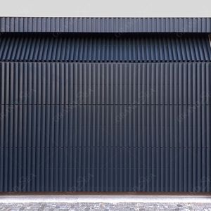 Biệt thự sang trọng màu đen điện tự động thông minh nhôm lưới tản nhiệt tự động hiện đại cách điện cửa nhà để xe cho ngôi nhà - Product Image 3