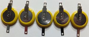 Eunicell approvisionnement d'usine <span class=keywords><strong>3V</strong></span> CR2032 batterie piles bouton lithium avec Languettes À Souder/Broches - Product Image 4