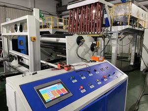 Newest 1500mm Triple Screw Stretch Film <strong>Machine</strong> 100% PE Easy PLC Control LDPE LLDPE <strong>Plastic</strong> <strong>Extruders</strong> with Gear Core Components - Product Image 4