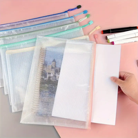 Pochette transparente légère en PVC réutilisable pour examens, directement de l'usine, pour manuels scolaires, cahiers et feuilles volantes
