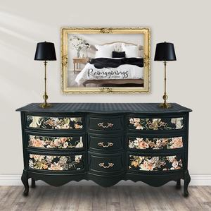 Frote en seco en transferencias <span class=keywords><strong>para</strong></span> <span class=keywords><strong>muebles</strong></span> y manualidades, álbum de recortes de madera, puerta, ventana, decoración Floral <span class=keywords><strong>para</strong></span> el hogar, transferencias de <span class=keywords><strong>muebles</strong></span> y calcomanía artesanal - Product Image 4