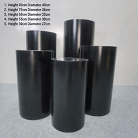 Pied de table carré cylindrique pour desserts, support de gâteau de mariage, piédestal pour fête de mariage, fiançailles, décoration de table de desserts, accessoire de chemin de table