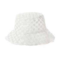 Sombrero de Pescador para Mujer, Estilo Coreano, con Encaje Floral, Protección Solar, Diseño Minimalista Japonés, Versátil