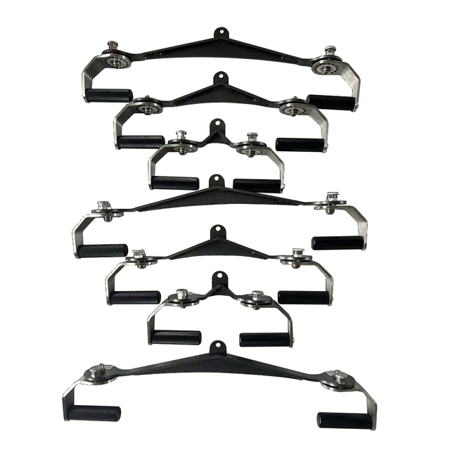 New Design Mag Grip Strength Training Gym Pull Down Rowing Accessories Bars Attachment Training Handle Grips for Cable Machine