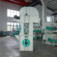 Élévateur à godets vertical à grande capacité, résistant à l'usure, machine complète de levage de céréales pour l'utilisation en usine de rizerie