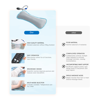 YUE RISE Coussin lombaire intelligent à pression d'air réglable pour correction de posture et massage, idéal pour sièges de voiture et chaises de bureau