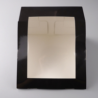 Boîtes d'emballage en carton pour casquettes de baseball recyclables personnalisées en gros avec fenêtre en plastique, logo en relief et impression personnalisée