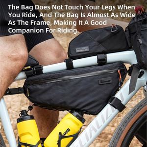 Échantillon gratuit : Sacoche triangulaire pour cadre de vélo, sacoche de rangement pour vélo, pochette avant pour tube supérieur, sacoche de selle - Product Image 3