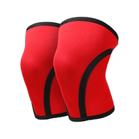 1 Paire de Genouillères de Compression en Néoprène 7mm pour Sports, Musculation, Crossfit, Entraînement, Soutien des Genoux pour Femmes et Hommes