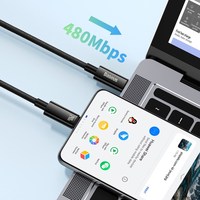 Série or tungstène pour iPhone série 15 3m type C à type C câble de données 240W cordon de charge rapide