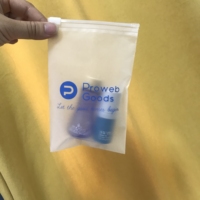 100% Kemasan Mudah Terurai Kantong Plastik Pakaian Renang, Kantong Plastik Ziplock PE Tshirt Bag Tas Polibag Ritsleting dengan Logo