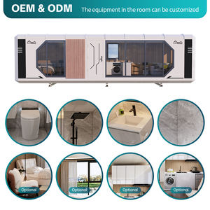 Casa prefabricada con estructura de acero desmontable al mejor precio, villas prefabricadas de diseño contemporáneo de lujo <span class=keywords><strong>para</strong></span> agentes inmobiliarios - Product Image 5