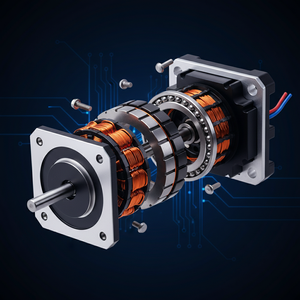 Moteur pas à pas hybride de haute précision FULLING MOTOR <span class=keywords><strong>série</strong></span> FL42STH 42 mm pour imprimante 3D, Nema17, couple élevé, standard, biphasé 1.8 - Product Image 6