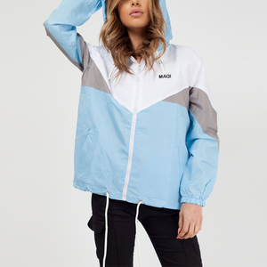 Nouvelle arrivée, <span class=keywords><strong>veste</strong></span> softshell pour femmes, coupe-vent à capuche personnalisée, style tendance, fermeture éclair, couleur unie - Product Image 5