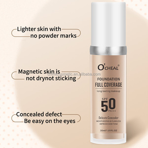 Cross-Border Supply O'CHEAL Hot-Selling Thermo-Changing Creme Foundation-Cobre Faw Waterproof <span class=keywords><strong>Oil</strong></span> Controle Brightening - Product Image 3
