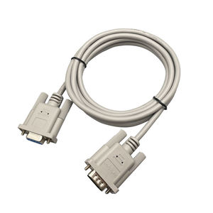 สายเคเบิลจอภาพแบบกำหนดเองพร้อมหัวต่อ D-sub VGA 9 พิน ชุดสายไฟคู่ หัวต่อ DB9 ตัวผู้-ตัวเมีย - Product Image 1