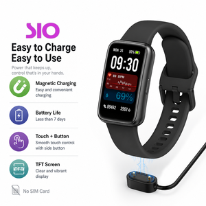 Smartwatch Multifunzione con Monitoraggio della Pressione Sanguigna, Compatibile iOS, Quadrante Quadrato, Chiamate Bluetooth, Certificato CE - Product Image 4